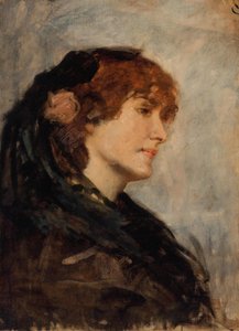 سيدة البندقية ذات الشعر الأحمر بواسطة سيسيل فان هانين